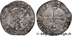 CHARLES VII LE VICTORIEUX Petit blanc au K ou des  gens d armes  n.d. Limoges TB+