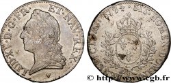 LOUIS XV DIT LE BIEN AIMÉ Écu aux branches d’olivier, buste lauré 1774 Aix-en-Provence TB+