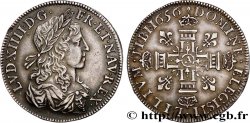 LOUIS XIV LE GRAND OU LE ROI SOLEIL Lis d’argent 1656 Paris TTB+