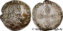 HENRI IV LE GRAND Demi-franc, type de Troyes 1603 Troyes TTB