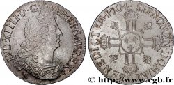LOUIS XIV LE GRAND OU LE ROI SOLEIL Écu aux huit L, 2e type 1704 Rennes SUP