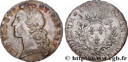 LOUIS XV DIT LE BIEN AIMÉ Écu aux branches d’olivier, tête ceinte d’un bandeau, VX au lieu de XV 1765 Montpellier SUP