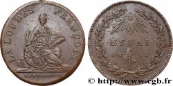 LA CONVENTION Essai de 2 sols ou du Décime de Bernier 1794 Paris