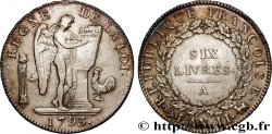 LA CONVENTION Six livres dit au génie 1793 Paris