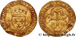 CHARLES VII LE VICTORIEUX Écu d or à la couronne ou écu neuf 28/01/1436 Saint-Quentin