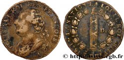 LOUIS XVI (MONARQUE CONSTITUTIONNEL) 12 deniers dit au faisceau , type FRANÇOIS 1791 Paris