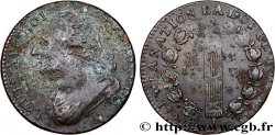 LOUIS XVI (MONARQUE CONSTITUTIONNEL) 12 deniers dit au faisceau , type FRANCOIS 1792 Bordeaux