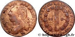 LOUIS XVI 12 deniers dit  au faisceau , type FRANÇOIS 1792 Pau