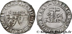 HENRY VI DE LANCASTRE - ROI DE FRANCE (1422-1453) - ROI D ANGLETERRE (1422-1461) et (1470-1471) Blanc aux écus n.d. Paris