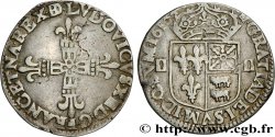 LOUIS XIII LE JUSTE Quart d écu de Béarn 1616 Pau TTB