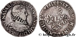LOUIS XIII LE JUSTE Demi-franc à la tête nue adolescente de Tours 1618 Tours TB+/TTB