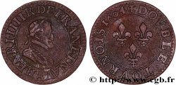 HENRI IV LE GRAND Double tournois, 2e type de Paris (légende française) 1604 Paris, Moulin des Étuves