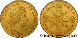 LOUIS XIV LE GRAND OU LE ROI SOLEIL Demi-louis aux huit L et aux insignes 1702 Paris