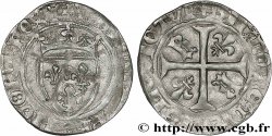 CHARLES VII LE VICTORIEUX Blanc à l écu n.d. Tours TB+/TTB