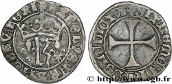 CHARLES VII THE WELL SERVED Petit blanc au K ou des gens d armes n.d. Tours