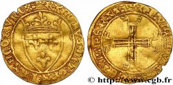 CHARLES VII LE VICTORIEUX Demi-écu d or à la couronne ou demi-écu neuf n.d. Tours