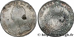 LOUIS XV DIT LE BIEN AIMÉ Écu aux branches d olivier, buste habillé 1727 Bayonne