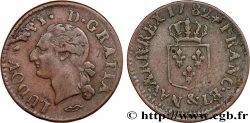 LOUIS XVI Liard dit à l écu 1782 Aix-en-Provence