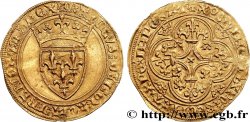 CHARLES VI LE FOU OU LE BIEN AIMÉ Écu d or à la couronne n.d. Paris TTB+