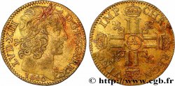 LOUIS XIII LE JUSTE Demi-louis d or aux huit L (effigie de Jean Warin) 1640 Paris, Monnaie du Louvre