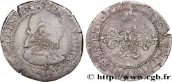 HENRI III Quart de franc au col fraisé 1587 Tours