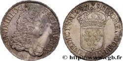 LOUIS XIV LE GRAND OU LE ROI SOLEIL Écu, portait drapé à l’antique 1687 Rennes TTB+/SUP