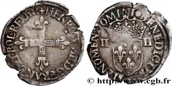 HENRI III Quart d écu, croix de face 1583 Nantes