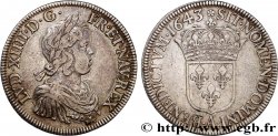 LOUIS XIV LE GRAND OU LE ROI SOLEIL Écu, portrait à la mèche courte 1643 Paris, Monnaie de Matignon