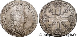 LOUIS XIV LE GRAND OU LE ROI SOLEIL Écu aux huit L, 1er type 1691 Lyon