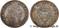 LOUIS XIV LE GRAND OU LE ROI SOLEIL Écu aux trois couronnes 1711 La Rochelle