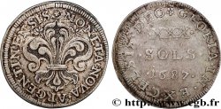 LOUIS XIV LE GRAND OU LE ROI SOLEIL XXX sols 1687 Strasbourg