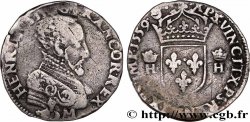 FRANÇOIS II. MONNAYAGE AU NOM D HENRI II Teston à la tête nue, 3e type 1559 Bordeaux