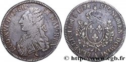 LOUIS XVI Écu aux branches d olivier 1774 Paris TB/TB+