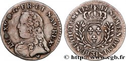 LOUIS XV DIT LE BIEN AIMÉ Vingtième d’écu aux branches d’olivier, buste habillé 1727 Aix-en-Provence TTB