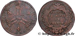 LOUIS XV THE BELOVED Seize deniers des mines de Béarn 1727 Pau