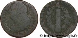 LOUIS XVI (MONARQUE CONSTITUTIONNEL) 2 sols dit au faisceau , type FRANÇOIS 1793 Roanne