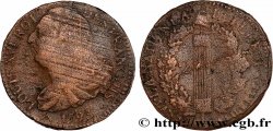 LOUIS XVI 2 sols dit  au faisceau , type FRANÇOIS 1793 Orléans fS