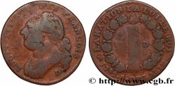 LOUIS XVI 12 deniers dit  au faisceau , type FRANCOIS 1792 Dijon