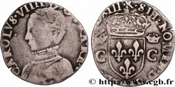 CHARLES IX Demi-teston, 2e type 1563 Toulouse