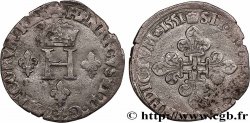 HENRI II Trois blancs ou “demi-gros de Nesle” 1551 Paris