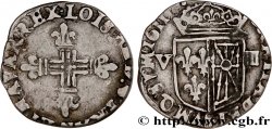 LOUIS XIII LE JUSTE Huitième d écu de Navarre 1611 Saint-Palais
