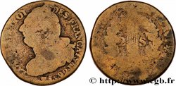 LOUIS XVI (MONARQUE CONSTITUTIONNEL) 2 sols dit au faisceau , type FRANÇAIS 1792 Strasbourg
