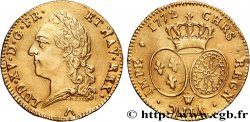 LOUIS XV DIT LE BIEN AIMÉ Double louis d or aux écus ovales, buste lauré 1772 Lille
