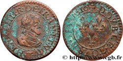 HENRY IV Double tournois, type de Nantes 1610 Nantes