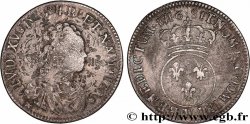 LOUIS XV THE WELL-BELOVED Quart d écu dit “vertugadin” 1716 Troyes