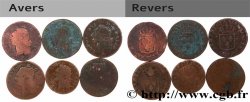 LOUIS XVI Sols dits  à l écu , lot de 6 ex. n.d. Ateliers divers