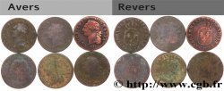 LOUIS XVI Sols dits à l écu , lot de 6 ex. n.d. Ateliers divers