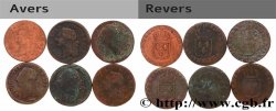 LOUIS XVI Sols dits à l écu , lot de 6 ex. n.d. Ateliers divers