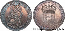 LOUIS XIII LE JUSTE Demi-écu, buste drapé et cuirassé (2e buste de Jean Warin) 1643 Paris, Monnaie de Matignon TTB+