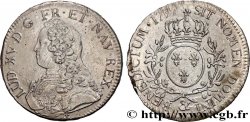 LOUIS XV DIT LE BIEN AIMÉ Écu aux branches d olivier, buste habillé 1737 Aix-en-Provence SPL